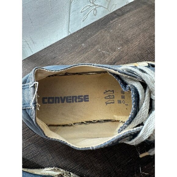 Converse Women’s size 6 blue sneakers - Picture 4 of 7